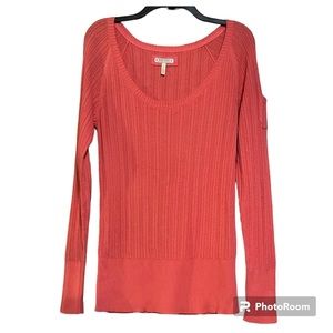 Old Navy Arm Pocket Scoop Neck Ribbed Sweater Sz XL